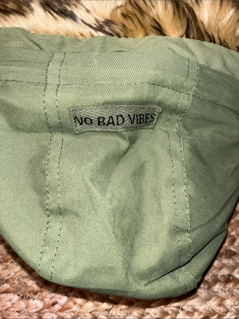 Mayoral Sage Green Hooded  Coat with Faux-Fur Trim size 6m